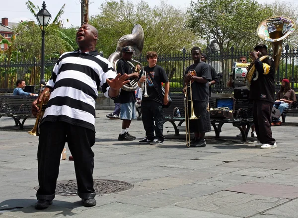 New Orleans Jazz Band — Stockfoto