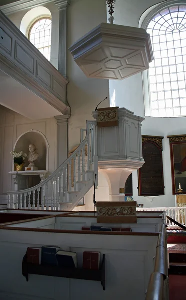 Старая северная церковь Бостона — стоковое фото