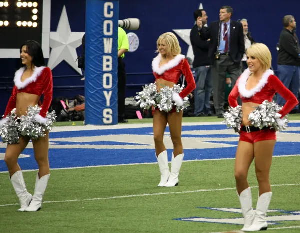 Cowboys Cheerleaders Halftime — Stock Photo, Image