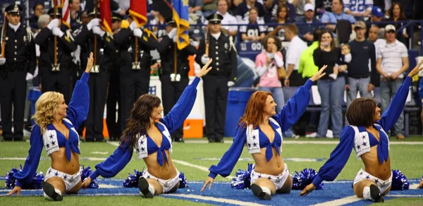 Cowboys Cheerleaders Pregame — Stock Photo, Image