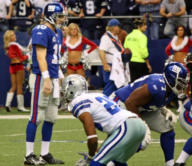 eli Manning hazırlar