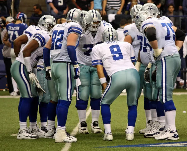 Cowboy huddle — Foto Stock