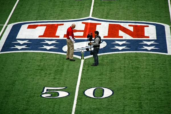 Preparação Super Bowl — Fotografia de Stock