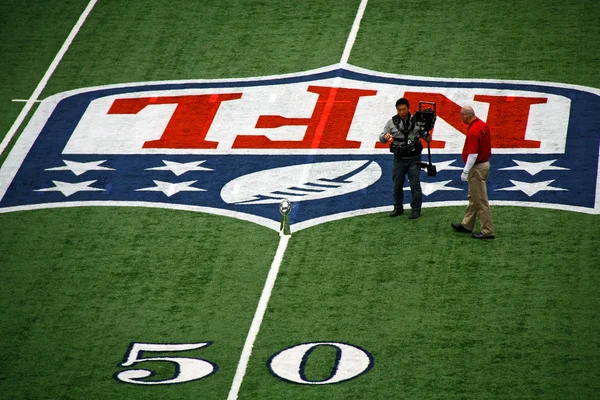 Preparação para Super Bowl — Fotografia de Stock