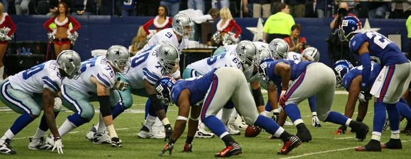 Cowboys em fila — Fotografia de Stock