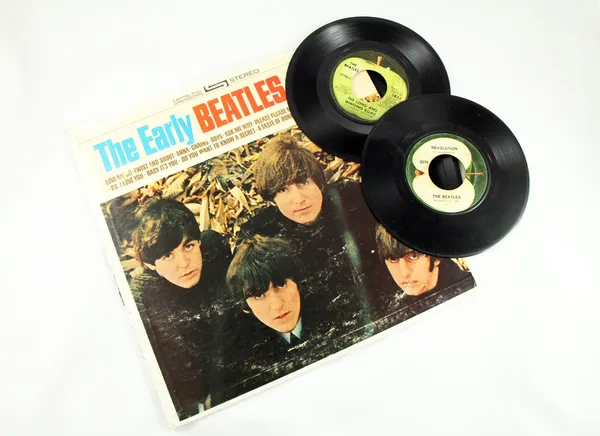 Beatles Records — Stock Photo, Image