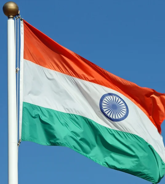 Indien flagga — Stockfoto