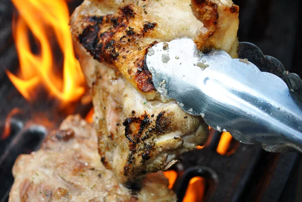Flaming Chicken — Stock Photo, Image