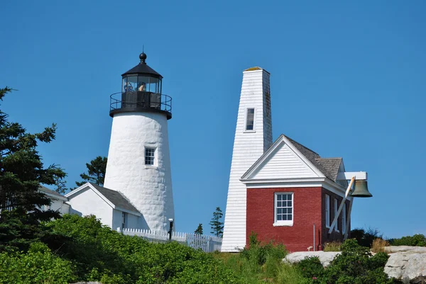 Lighthouse-Pemaquid Light, Maine, USA — Stock Photo, Image