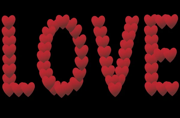 Valentýna-love hearts — Stock fotografie