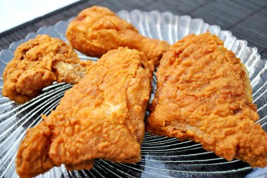 lezzetli kızarmış tavuk