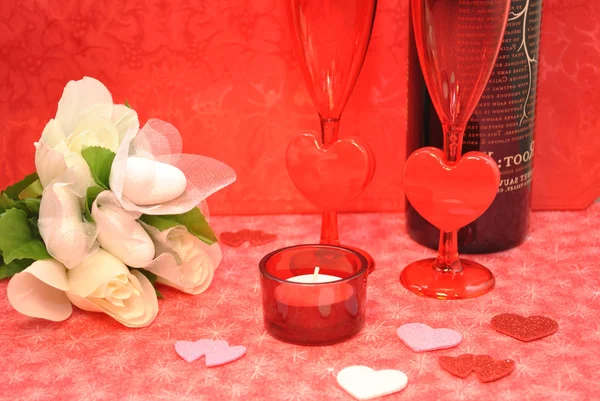 Valentijn decoraties — Stockfoto