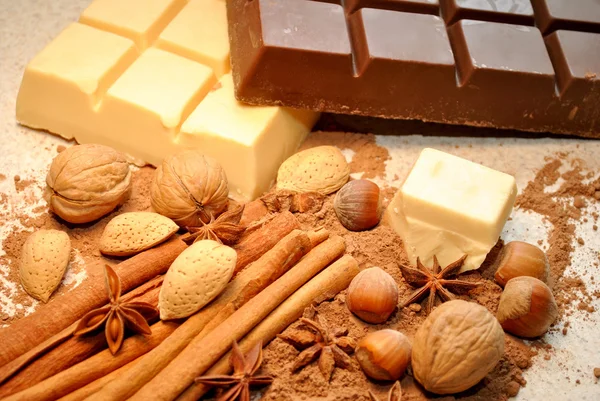 Baking with Chocolate — Stock Photo, Image
