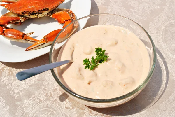 Bisque de frutos do mar — Fotografia de Stock