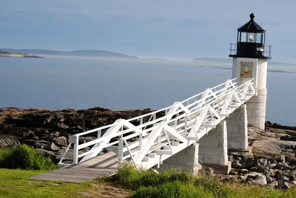 Marshall Point világítótorony, Maine Amerikai Egyesült Államok — Stock Fotó