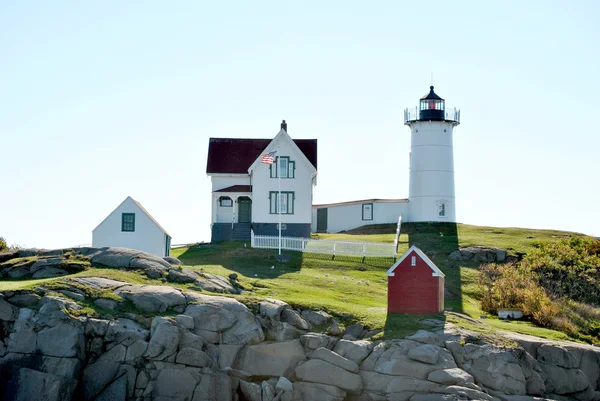 Nubbles Lighthouse — Stock Photo, Image