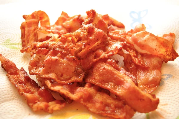 Crispy Fried Bacon — Stock Photo, Image