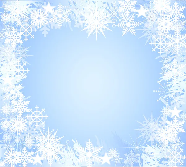 Background-Light Blue Snowflake — Stock Photo, Image