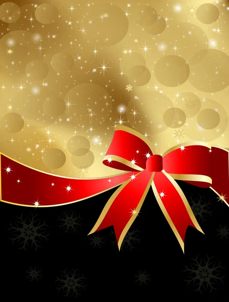 Christmas-Black and Gold — Stock Photo, Image