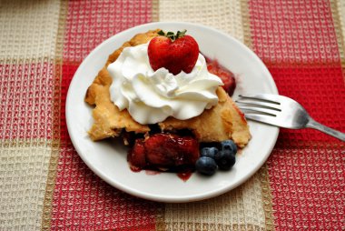 Delicious Fresh Berry Pie clipart