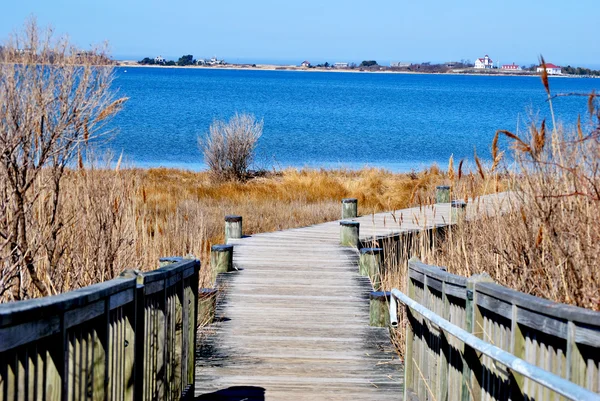 Walkway Made of Wood — Stock Photo, Image