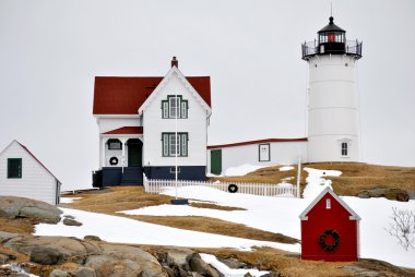 Cape Neddick Lighthouse (Nubbles) clipart