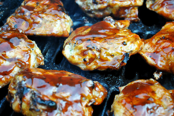 BBQ Chicken on the Grill