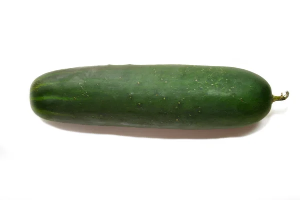 Whole Cucumber Isolated Over White — Stock Photo, Image