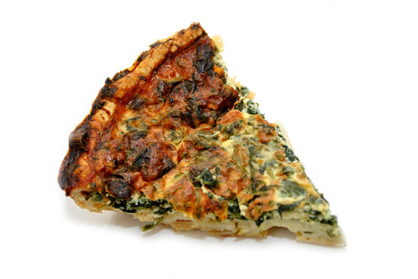 A Slice of Spinach Quiche
