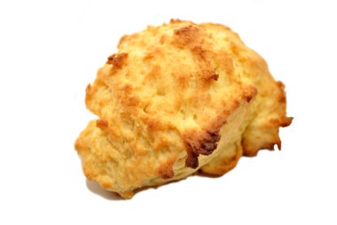 buttermilk bisküvi beyaz izole