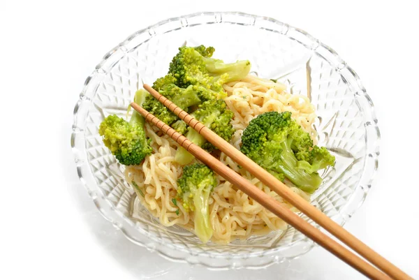 Fancy Ramen Noodles with Chop Sticks — Stock Photo, Image
