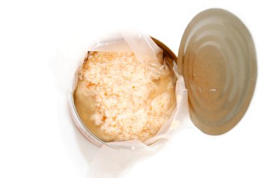 beyaz bitti izole Yengeç Garı konservesi