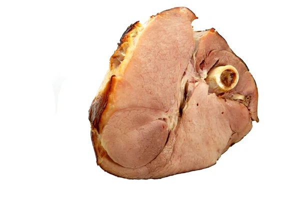 Whole Ham Isolated Over a White Background — Stock Photo, Image