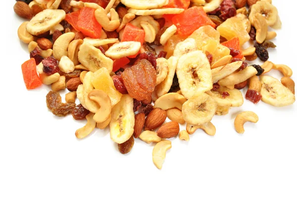 Fruit and Nut Trail Mix with Room for Copy Space — Stock Photo, Image