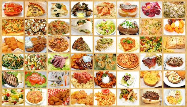 rastgele Restoran ahşap arka plan üzerinde yapılır