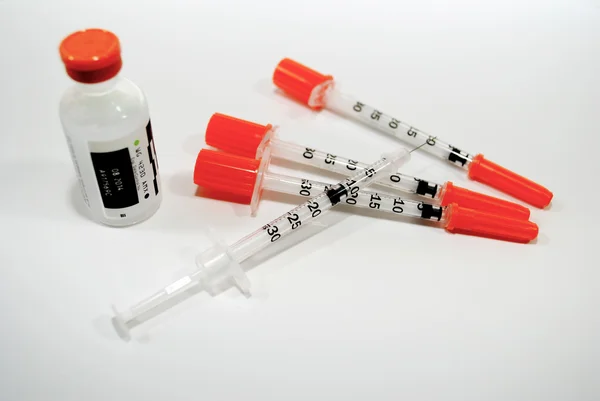 Rajz inzulin szemcsésedik — Stock Fotó