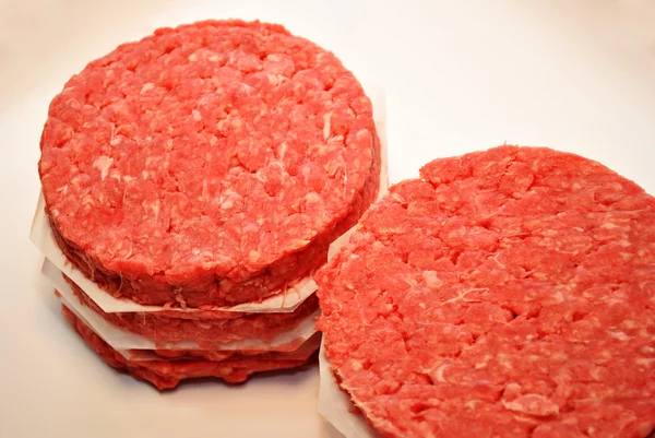 Hamburger Patties — Stock Photo, Image