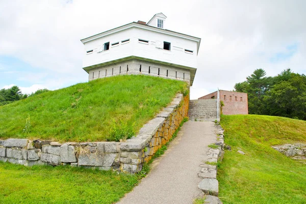 Fort Mcclary Located Southern Coast Maine Kittery Point — Stock Photo, Image