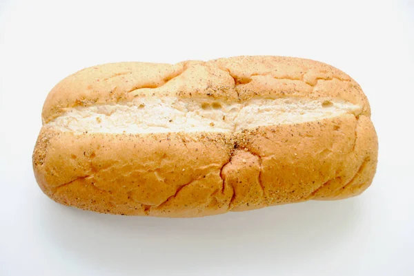 Una Pagnotta Fresca Pane Italiano Bianco — Foto Stock