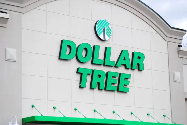 Dollar Tree Stores Inc Dollar Tree Retail Exterior Met Hun — Stockfoto