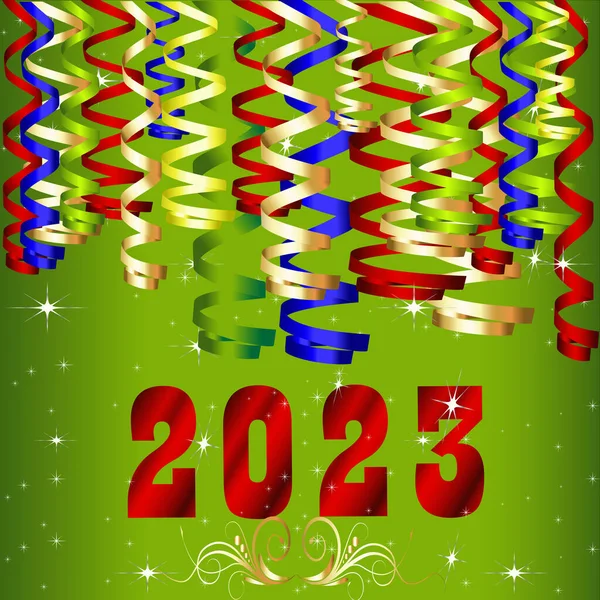 2023 Ruban Nouvel — Image vectorielle