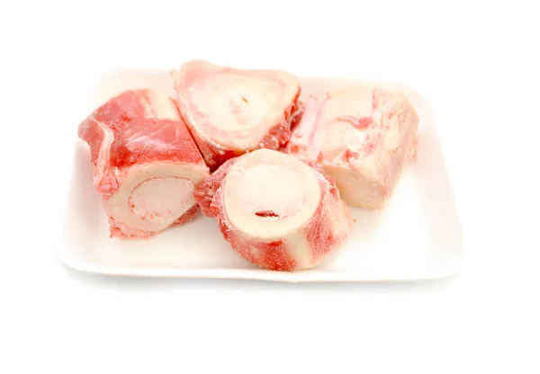 Packaged Fresh Beef Marrow Bones — Stock Photo, Image