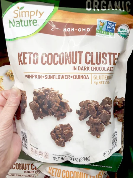 Basitçe Doğa Markası Keto Hindistan cevizi Kümeleri