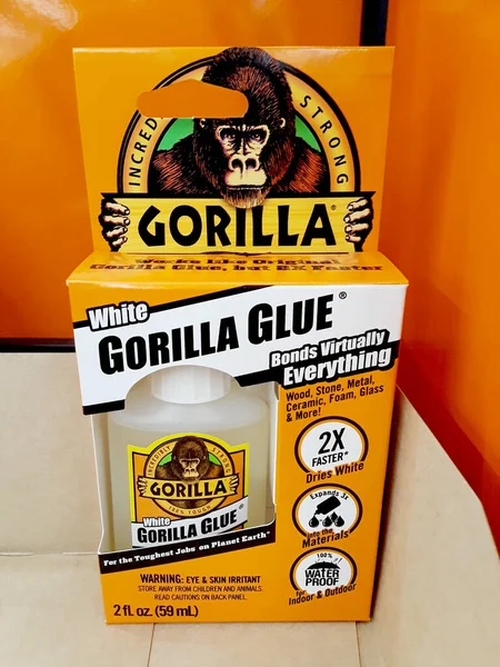 Gorilla Клей Бренд Multi Использовать Сильный Клей Распределяется Компанией Gorilla — стоковое фото