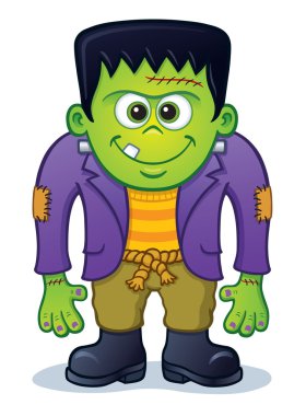 Cute Frankenstein Monster clipart