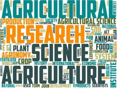 arkaplanda agroklimatoloji tipografi tasarımı çizimi.