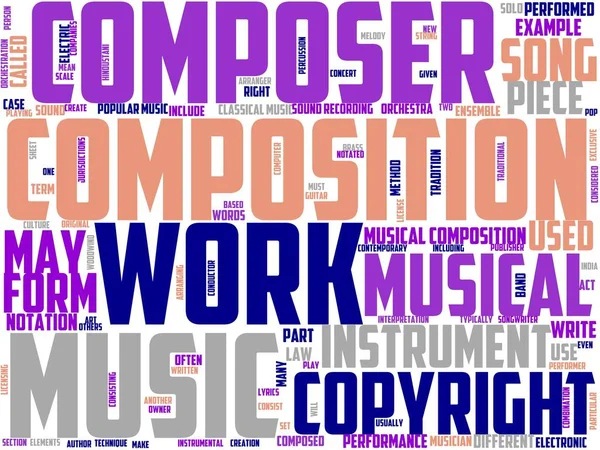beste müzik tipografisi, kelime sanatı, kelime bulutu, besteci, müzik, ses, müzisyen