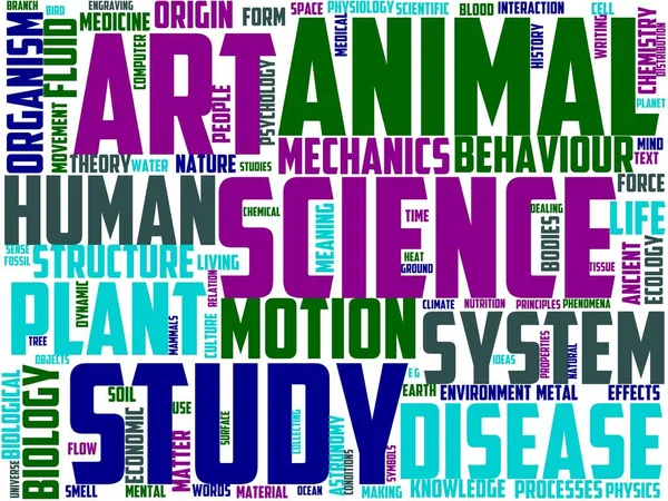 Ctetology Typography Wordart Wordcloud Cetology Animal Illustration Ecology — Stock fotografie
