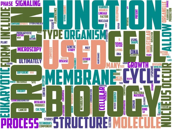 Citología Tipografía Diseño Ilustración Sobre Fondo —  Fotos de Stock