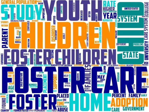 foster parent typography, wordart, wordcloud, family, foster, care, child